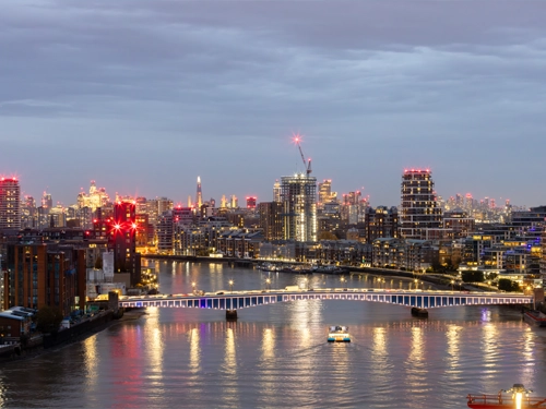 Stunning views of the London skyline