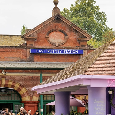 East Putney underground tube station