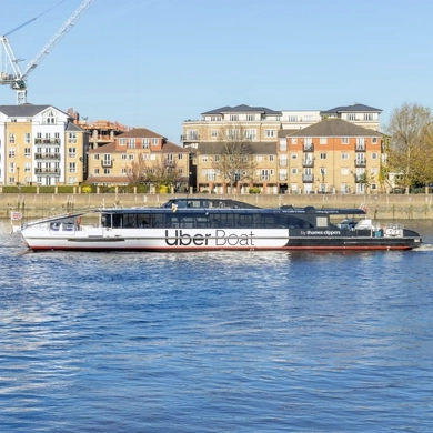 Uber Boat on the Thames